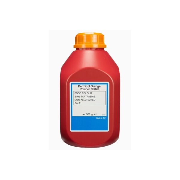 Permicol BBA Orange Food Colouring Powder 20 x 500g