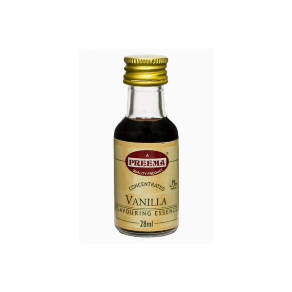 Preema Flavouring Essence Liquid Vanilla 12 x 28ml