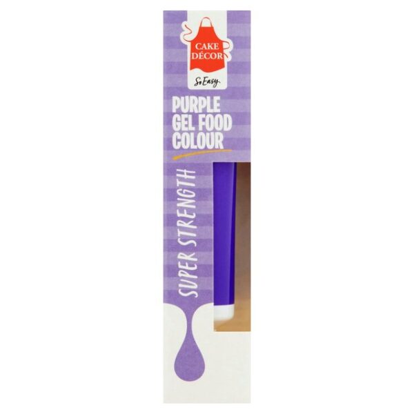 CAKE DÉCOR PURPLE COLOUR GEL 6X19G