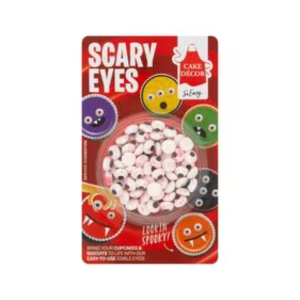 Cake Decor Scary Eyes Sugar Decorating 25g