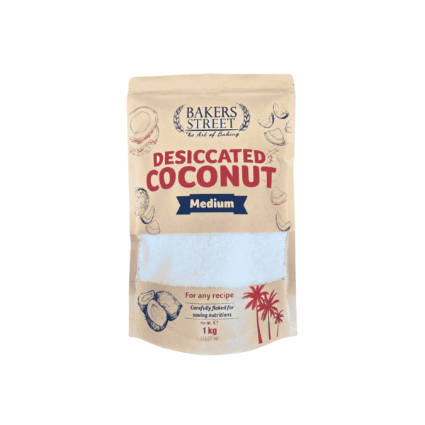 Bakers Street Desiccated Coconut - Medium  6 x 1Kg