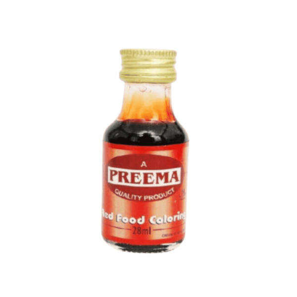 Preema Liquid Food Colour Red  12 x 12 x 28ml