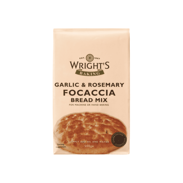 Wright's Garlic & Rosemary Focaccia Bread Mix 5 x 500g