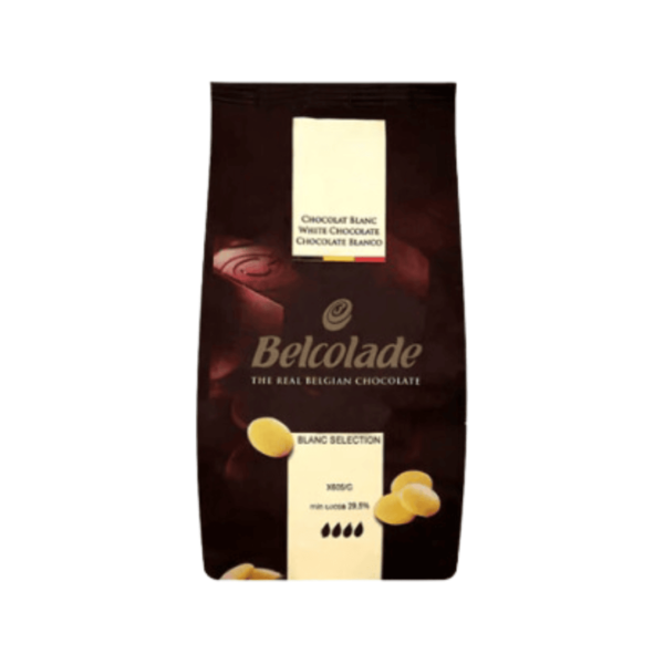 Belcolad White Chocolate Buttons 6 x 1Kg